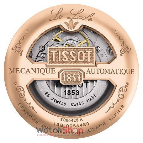 Ceas Tissot T-CLASSIC T006.428.36.058.02 Le Locle Automatique Régulateur