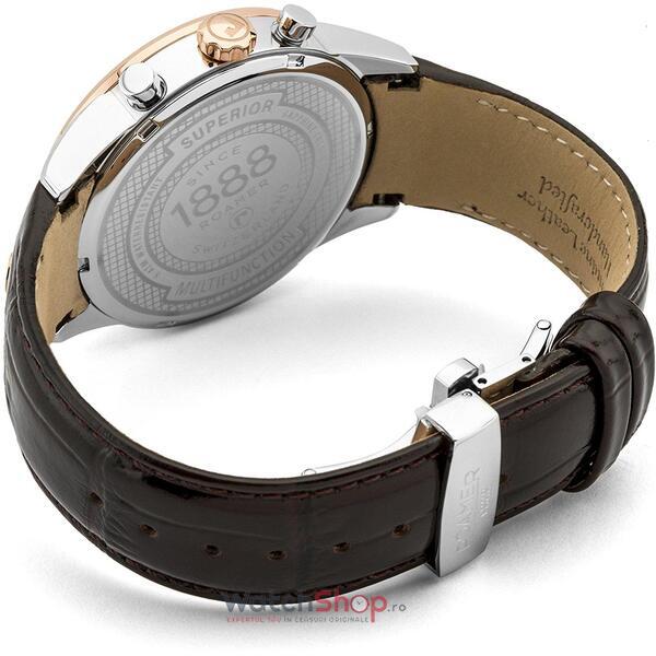 Ceas Roamer Superior Business Brown Leather Strap 508822 49 14 05