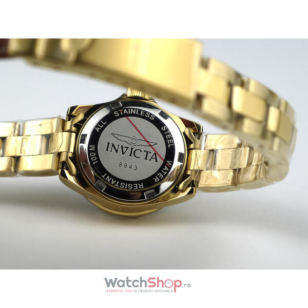 Ceas Invicta Pro Diver Ladies Gold 8943