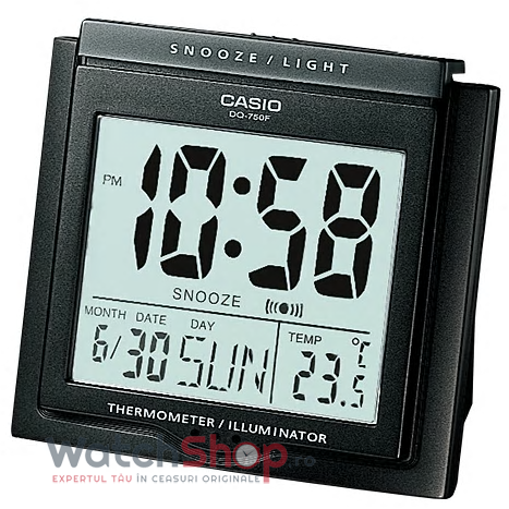 Ceas de birou Casio WAKE UP TIMER DQ-750F-1 birou imagine 2022 crono24.ro