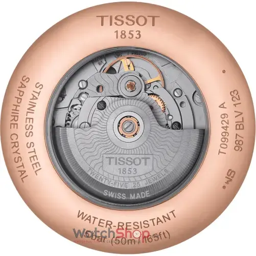 Ceas Tissot CHEMIN DES TOURELLES  T099.429.36.038.00 Powermatic 80 GMT