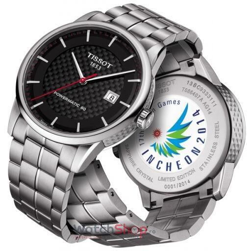 Ceas Tissot POWERMATIC 80 T086.407.11.201.00 Luxury Asian Games 2014 Collection Lady