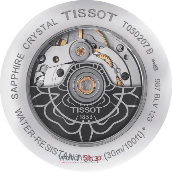 Ceas Tissot T-LADY  T050.207.16.117.00 LADY HEART FLOWER POWERMATIC 80