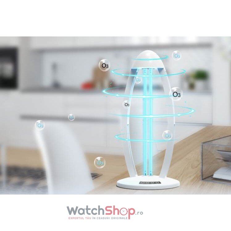 WatchShop Lampa germicida cu UV – alb, 60 w Alb imagine noua 2022