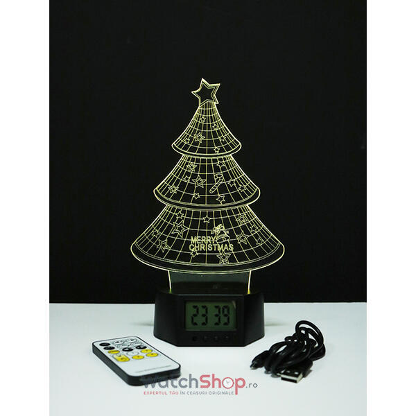 WatchShop Lampa led 3D CHRISTMAS TREE