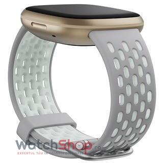 Curea smartwatch Fitbit Versa 3 Sense Sport Band Grey Mint Large