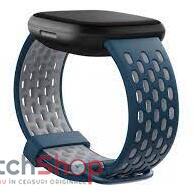 Curea smartwatch Fitbit Versa 3 Sense Sport Band Sapphir FGrey Small