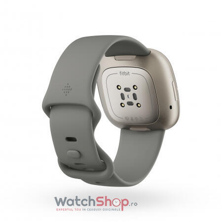 Ceas SmartWatch Fitbit Sense - Sage Grey/Silver Stainless Steel