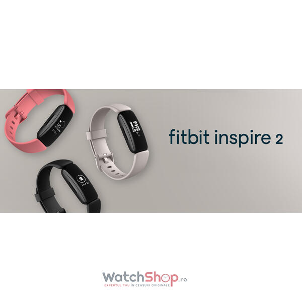 Ceas SmartWatch Fitbit INSPIRE 2 - Desert Rose/Black
