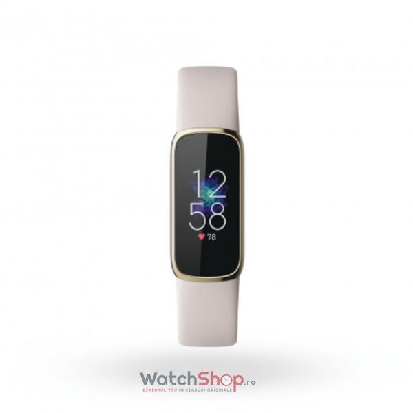 Ceas SmartWatch Fitbit LUXE - Soft Gold/White SET
