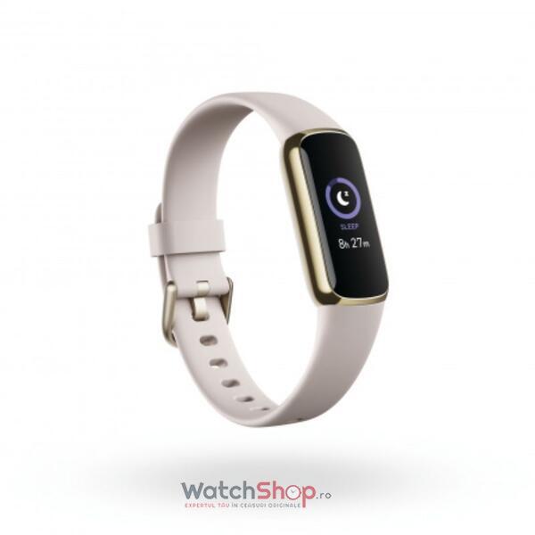 Ceas SmartWatch Fitbit LUXE - Soft Gold/White SET
