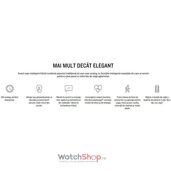 Ceas SmartWatch Garmin vívomove® Sport 010-02566-01 Peach Gold