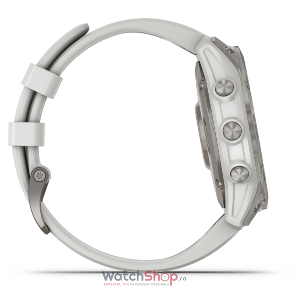 Ceas SmartWatch Garmin epix™ (Gen 2) 010-02582-21 Sapphire - White Titanium