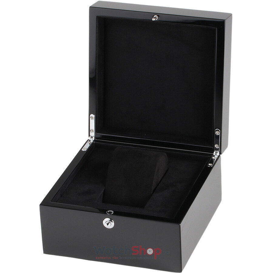 Cutie depozitare Rothenschild RS-2400-BL 15 x 9 x 15 pentru 1 ceas, Negru Accesorii