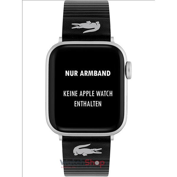 Curea smartwatch Lacoste Apple Watch 2050028, 38/40mm, Negru