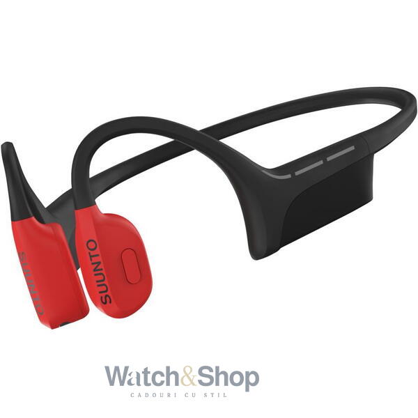 Accesoriu Casti wireless open ear Suunto Wing Black/Lava Red