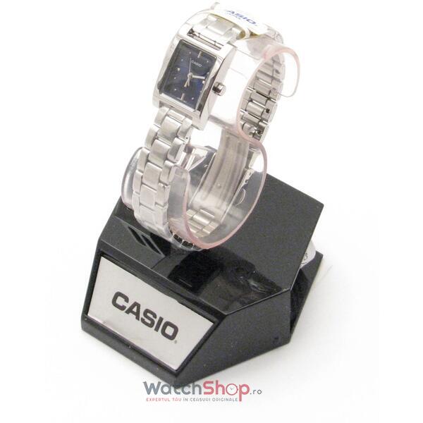 Ceas Casio Ladies Analog Rectangular Watch Blue Face
