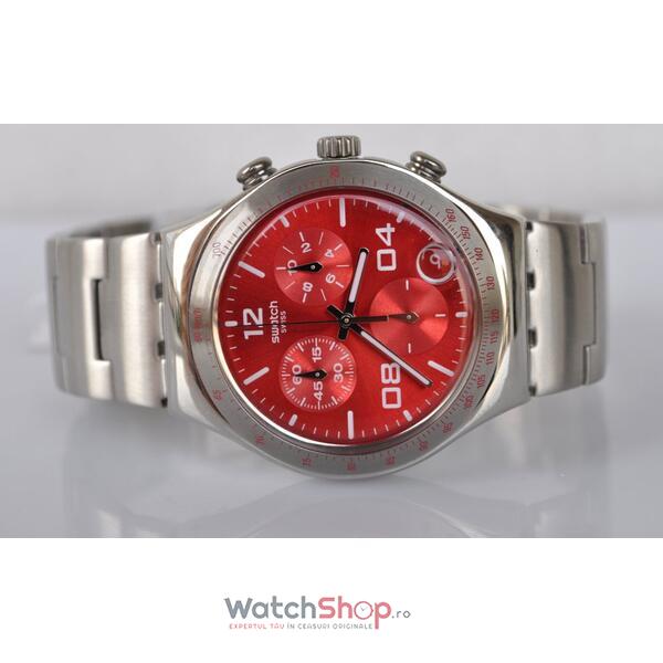 Ceas Swatch IRONY CHRONO YCS563G Blustery Red