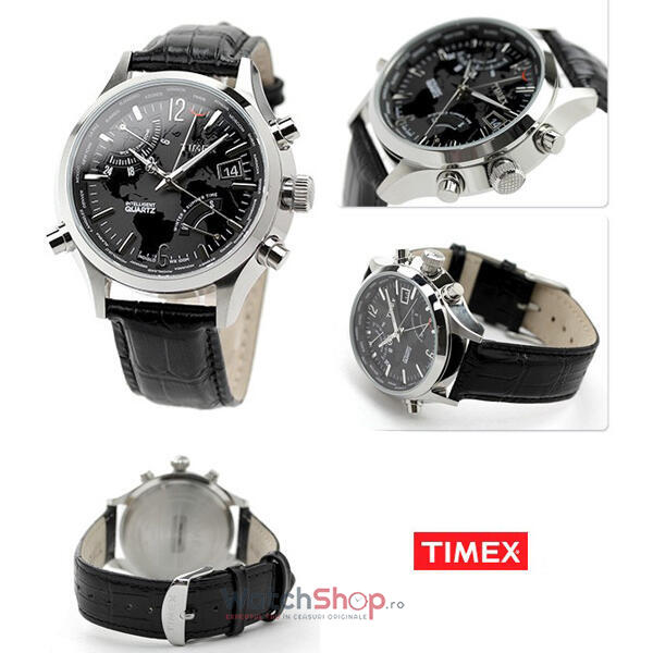 Ceas Timex TRAVELLER T2N943 World Time Intelligent Quartz
