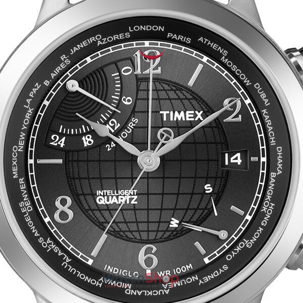 Ceas Timex TRAVELLER T2N610 World Time Intelligent Quartz